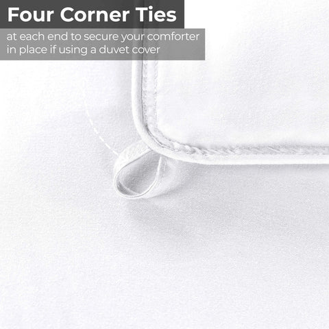 Brushed Microfiber Down Alternative Comforter Medium Weight Solid