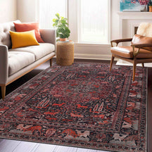 Copley Bohemian Oriental Medallion Wildlife Indoor Area Rug Or Runner