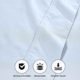 1000 Thread Count Cotton Blend Solid Deep Pocket Bed Sheet Set