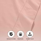 1000 Thread Count Cotton Blend Solid Deep Pocket Bed Sheet Set
