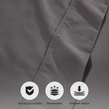 1000 Thread Count Cotton Blend Solid Deep Pocket Bed Sheet Set