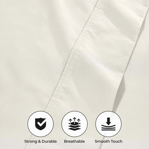 1000 Thread Count Cotton Blend Sheets - Solid Deep Pocket