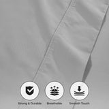 1000 Thread Count Cotton Blend Sheets - Solid Deep Pocket