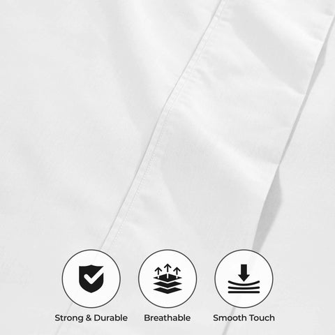 1000 Thread Count Cotton Blend Sheets - Solid Deep Pocket