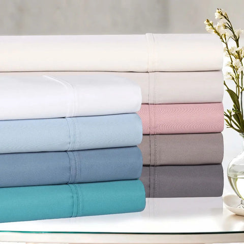1500 Thread Count Cotton Blend Solid Deep Pocket Sheet
