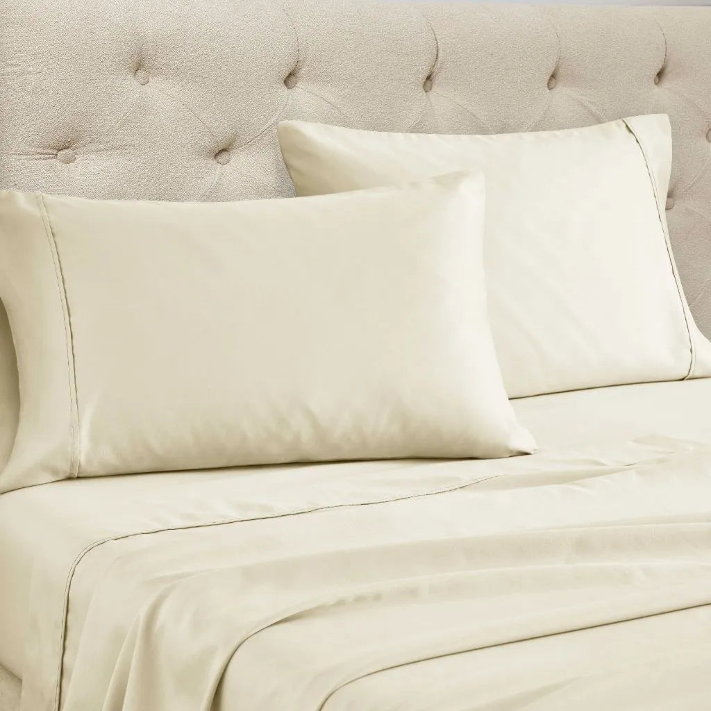 Cotton Blend 1500 Thread Count Solid Deep Pocket Sheet Set
