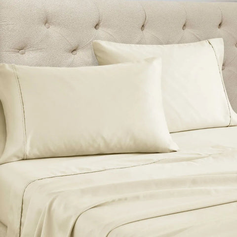 1500 Thread Count Cotton Blend Solid Deep Pocket Sheet