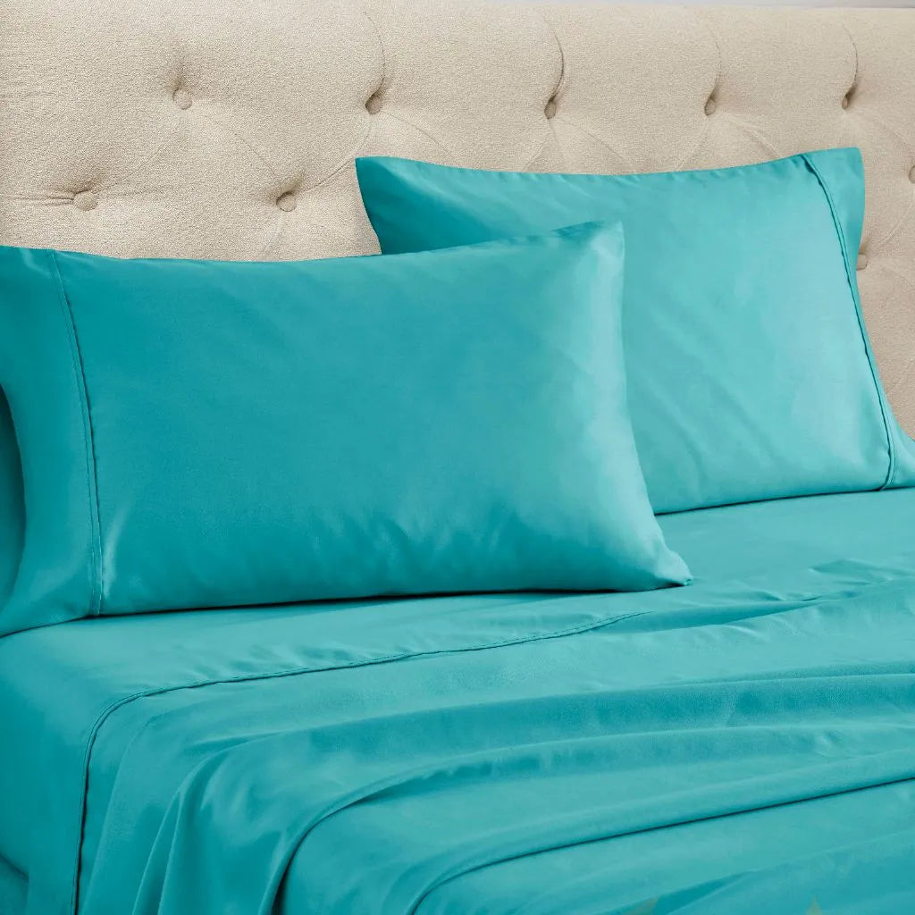 Cotton Blend 1500 Thread Count Solid Deep Pocket Sheet Set