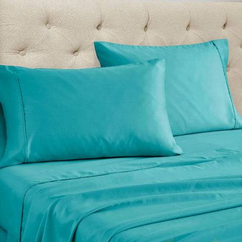 1500 Thread Count Cotton Blend Solid Deep Pocket Sheet