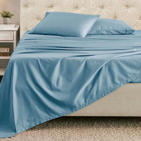 1500 Thread Count Cotton Blend Solid Deep Pocket Sheet