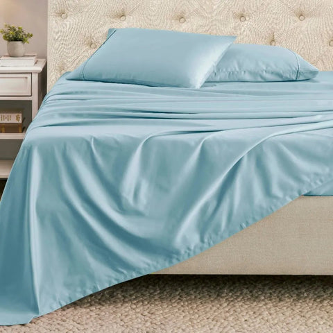 1500 Thread Count Cotton Blend Solid Deep Pocket Sheet