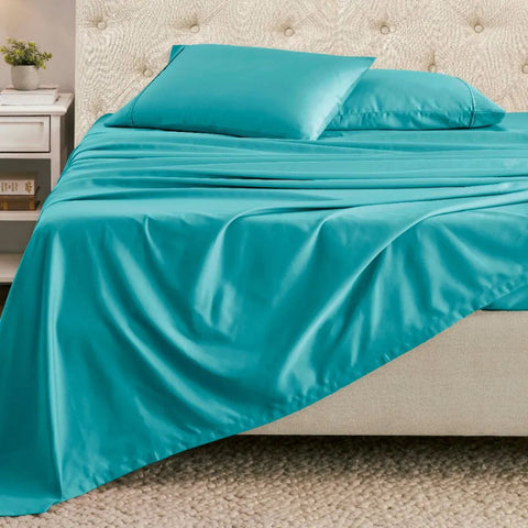 1500 Thread Count Cotton Blend Solid Deep Pocket Sheet