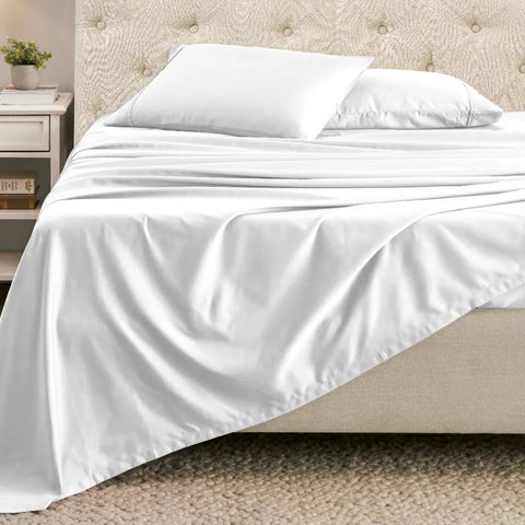 1500 Thread Count Cotton Blend Solid Deep Pocket Sheet