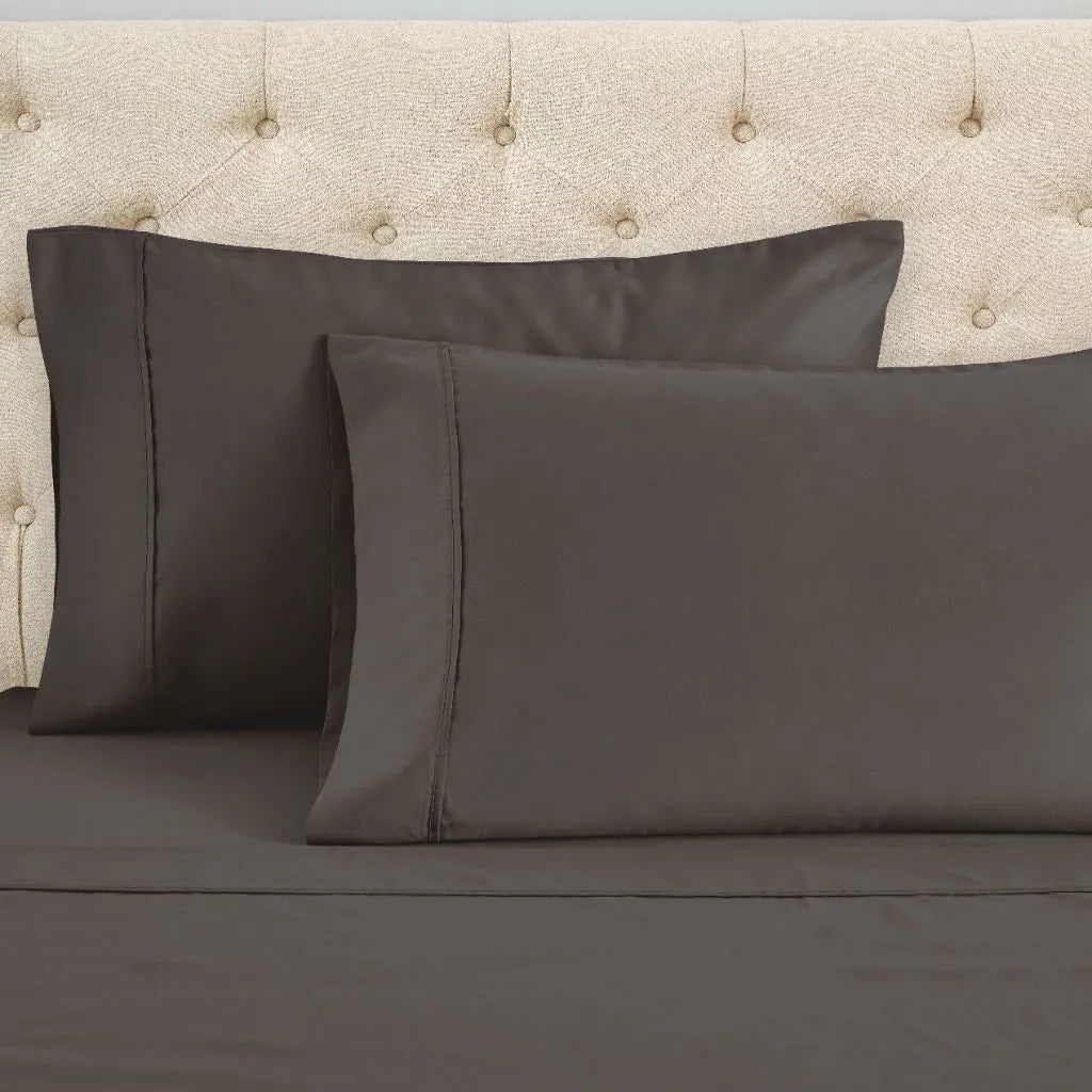 Cotton Blend 1500 Thread Count Solid Deep Pocket Sheet Set