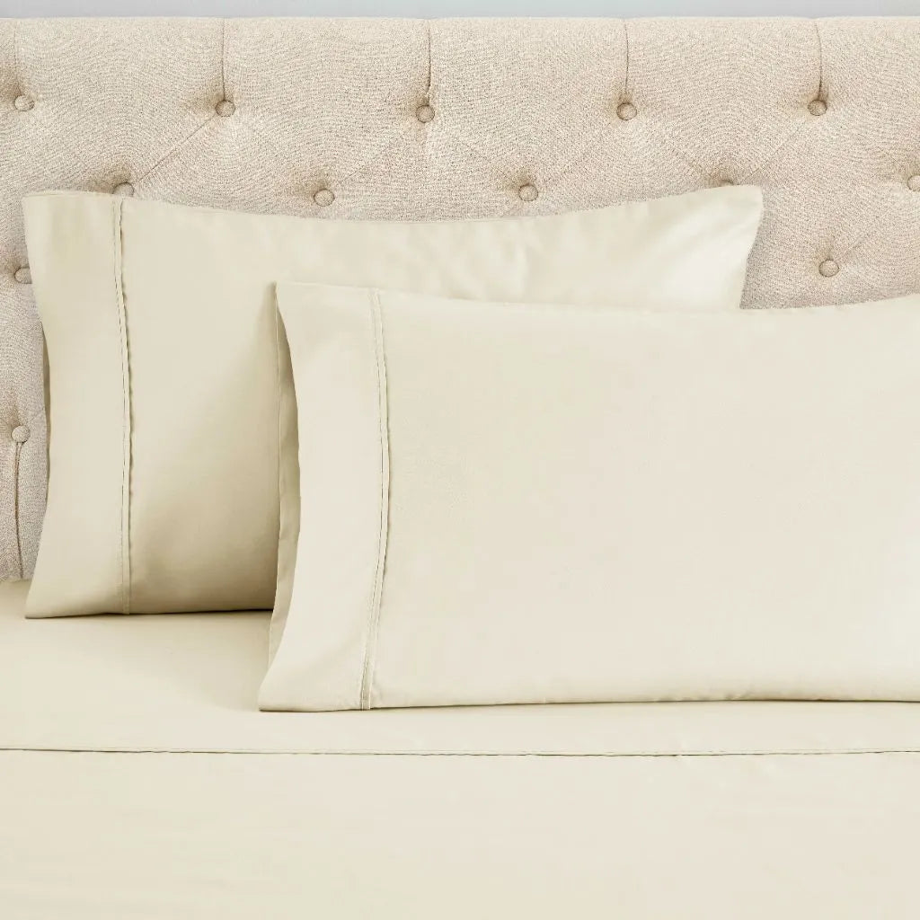 Cotton Blend 1500 Thread Count Solid Deep Pocket Sheet Set