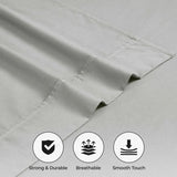 Cotton Blend 600 Thread Count Solid Pillowcase Set of 2