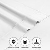 Cotton Blend 600 Thread Count Solid Pillowcase Set of 2