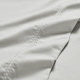 600 Thread Count Cotton Blend Bed Sheet Set - Imperia Embroidered Hem