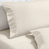 600 Thread Count Cotton Blend Pillowcases, Imperia Embroidered Hem, Set of 2