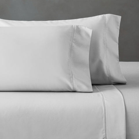600 Thread Count Cotton Blend Pillowcases, Pandora Embroidered Hem, Set of 2