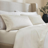 600 Thread Count Cotton Blend Deep Pocket Bed Sheet Set, Pandora Embroidered Hem