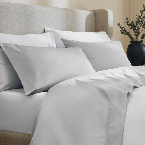 600 Thread Count Cotton Blend Deep Pocket Bed Sheet Set, Pandora Embroidered Hem