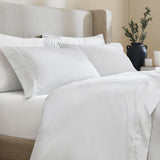 600 Thread Count Cotton Blend Deep Pocket Bed Sheet Set, Pandora Embroidered Hem