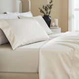 600 Thread Count Cotton Blend Deep Pocket Bed Sheet Set, Pandora Embroidered Hem