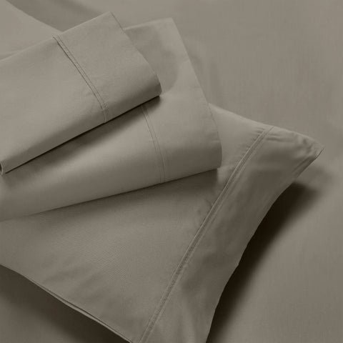 600 Thread Count Cotton Blend Bed Sheet Set Solid Deep Pocket