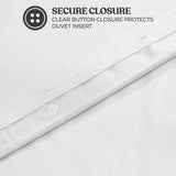 Cotton Blend 600 Thread Count Solid Duvet Cover Set