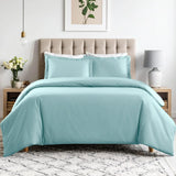 Cotton Blend 600 Thread Count Solid Duvet Cover Set