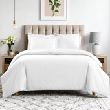 Cotton Blend 600 Thread Count Solid Duvet Cover Set
