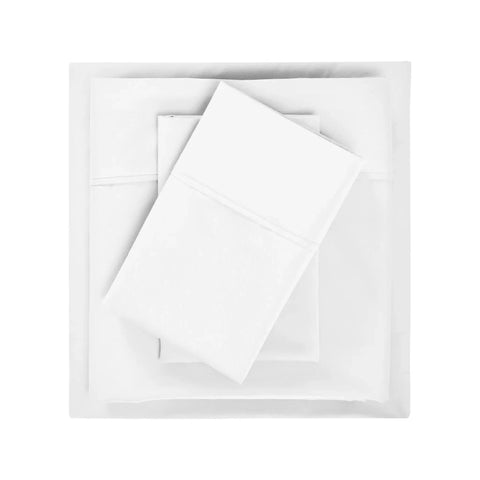 600 Thread Count Cotton Blend Bed Sheet Set Solid Deep Pocket