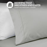 600 Thread Count Cotton Blend Bed Sheet Set Solid Deep Pocket