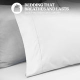 600 Thread Count Cotton Blend Bed Sheet Set Solid Deep Pocket