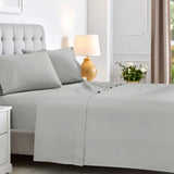 600 Thread Count Cotton Blend Bed Sheet Set Solid Deep Pocket