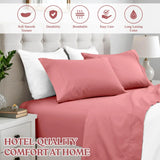 Cotton Blend 600 Thread Count Solid Pillowcase Set of 2