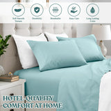 Cotton Blend 600 Thread Count Solid Pillowcase Set of 2