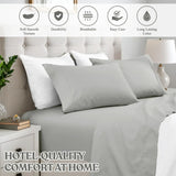 Cotton Blend 600 Thread Count Solid Pillowcase Set of 2