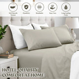 Cotton Blend 600 Thread Count Solid Pillowcase Set of 2