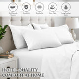 Cotton Blend 600 Thread Count Solid Pillowcase Set of 2