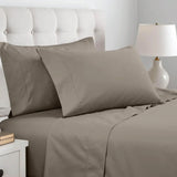 Cotton Blend 600 Thread Count Solid Pillowcase Set of 2