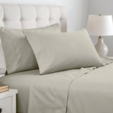Cotton Blend 600 Thread Count Solid Pillowcase Set of 2