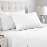 Cotton Blend 600 Thread Count Solid Pillowcase Set of 2