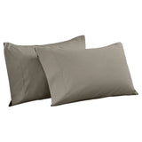 Cotton Blend 600 Thread Count Solid Pillowcase Set of 2