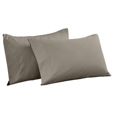 Cotton Blend 600 Thread Count Solid Pillowcase Set of 2