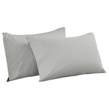 Cotton Blend 600 Thread Count Solid Pillowcase Set of 2