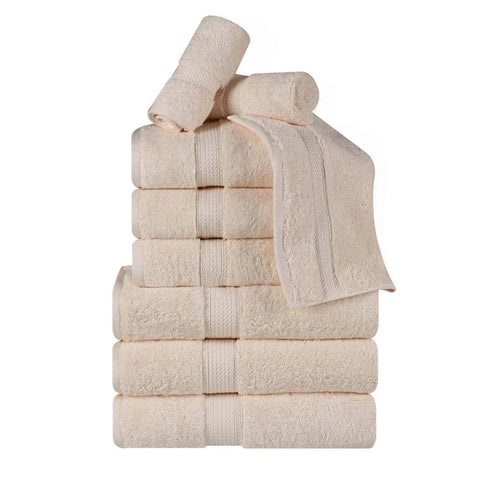 9-Piece Egyptian Cotton Plush Towel Set - Madison