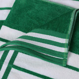 Cabana Stripe Oversized Cotton Beach Towel Set of 2, 4, or 6 Piece