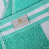 Cabana Stripe Oversized Cotton Beach Towel Set of 2, 4, or 6 Piece